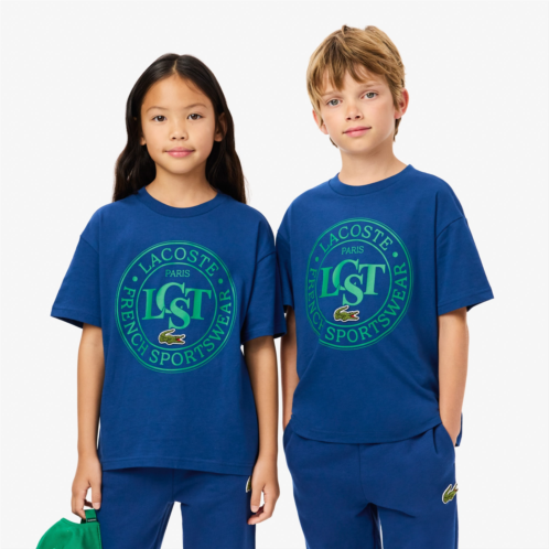 Lacoste Kids Contrast Badge Cotton T-Shirt