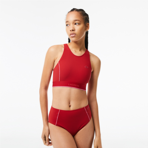 Lacoste Womens Technical Jersey Swim Top