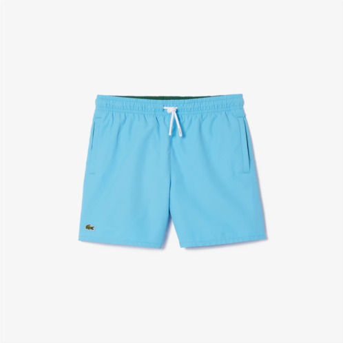 Lacoste Kids Quick-Dry Solid Swim Shorts