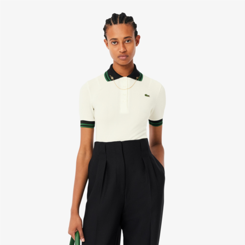 Lacoste Womens Runway Slim Fit Polo