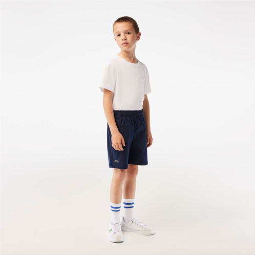 Lacoste Kids Lightweight Cotton Gabardine Bermuda Shorts