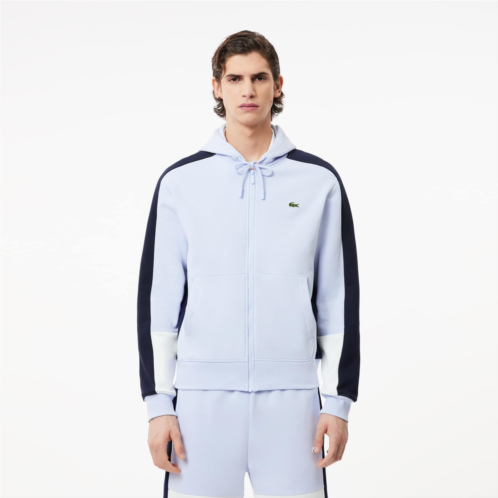 Lacoste Mens Zip-Up Colorblock Hoodie