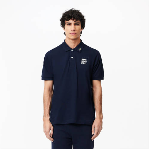 Lacoste Mens Classic Fit L.12.12 Text Polo