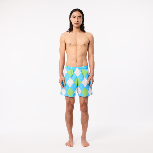 Lacoste Mens Quick-Dry Swim Trunks