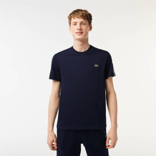 Lacoste Mens Regular Fit Logo Stripe T-Shirt