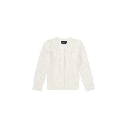 Ralph Lauren Girls Cable-Knit Cardigan - Little Kid, Big Kid