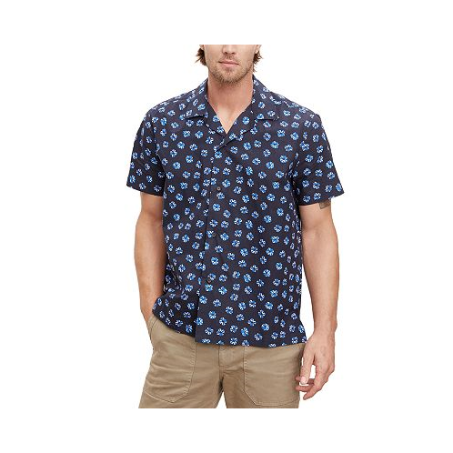 Velvet by Graham & Spencer Iggy02 Cotton Printed Button Down Camp Shirt