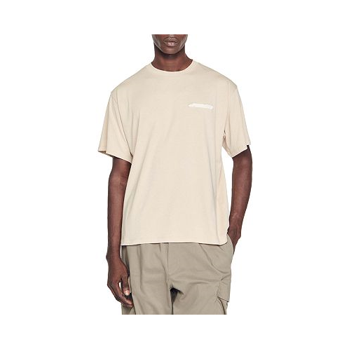 Sandro Rubber Patch Short Sleeve Tee