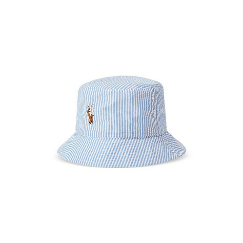 Polo Ralph Lauren Reversible Cotton Seersucker Bucket Hat