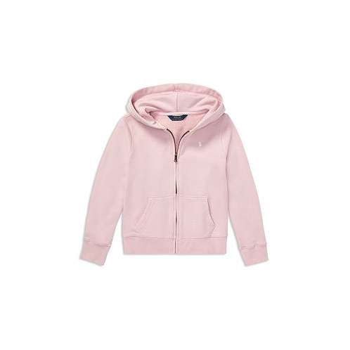 Ralph Lauren Girls French Terry Zip-Up Hoodie - Big Kid