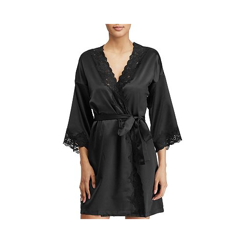 Ralph Lauren Signature Collection Satin Wrap Robe