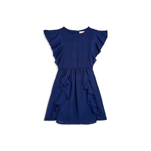 BCBG Girls Ruffled Crepe Dress - Little Kid, Big Kid