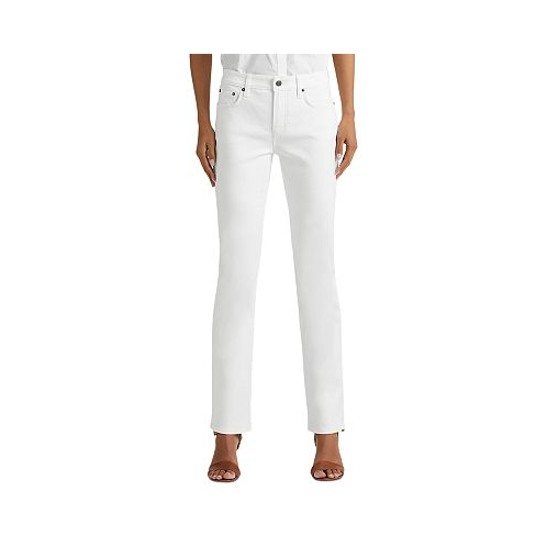POLO Ralph Lauren Mid Rise Straight Jeans in White