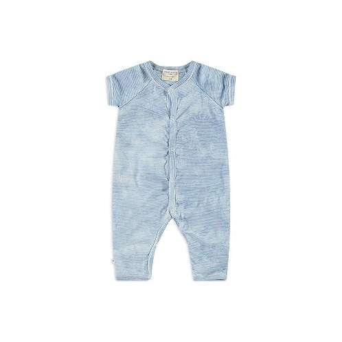 PAIGELAUREN Unisex Marble Short Sleeve Raglan Whim-zzz Romper - Baby