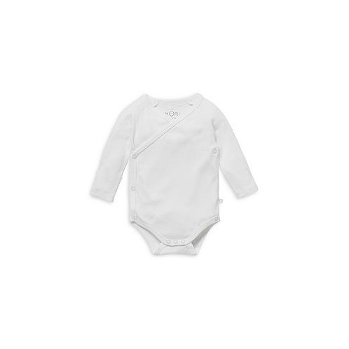 MORI Unisex Long Sleeve Kimono Bodysuit - Baby