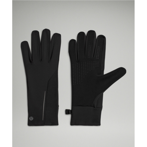 Lululemon Mens Fast and Free Fleece Running Gloves