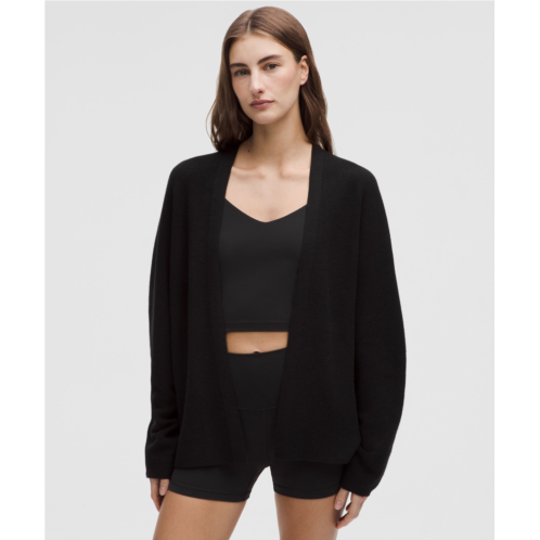 Lululemon Boxy Cotton-Blend Knit Wrap