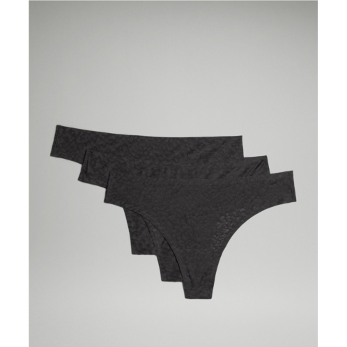Lululemon InvisiWear Mid-Rise Thong Underwear Performance Lace *3 Pack