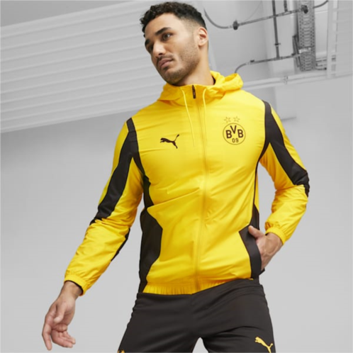 Puma Borussia Dortmund Mens Prematch Soccer Jacket