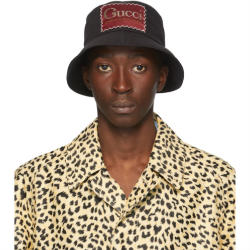 Gucci Black Whatever The Season Bucket Hat