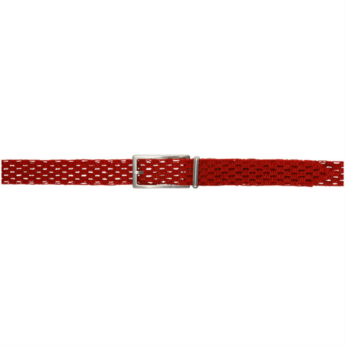 Bottega Veneta Red Macrame Belt