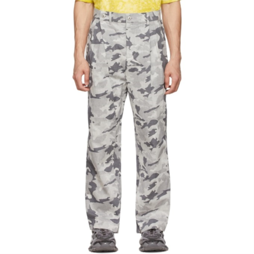 Feng Chen Wang Grey Cotton Trousers