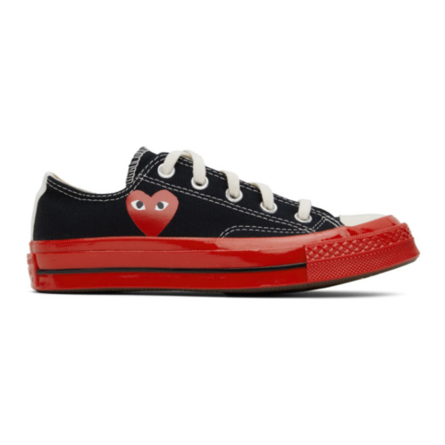 COMME des GARCONS PLAY Black & Red Converse Edition Chuck 70 Low-Top Sneakers