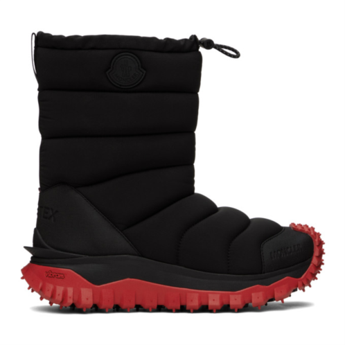 Moncler Black Trailgrip Apres Boots