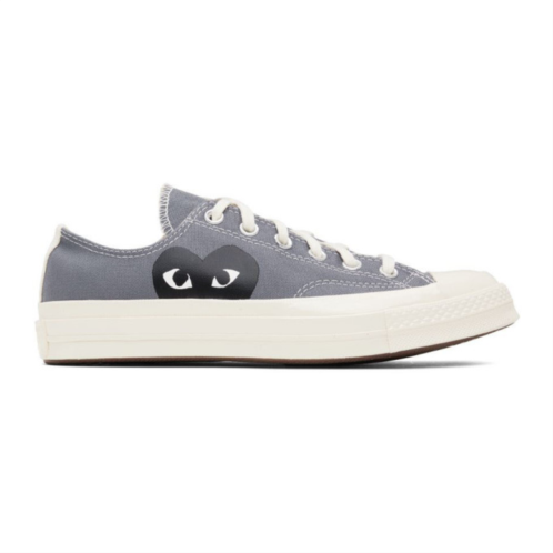 COMME des GARCONS PLAY Gray Converse Edition Chuck 70 Sneakers