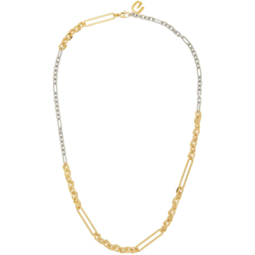 Givenchy Silver & Gold G Link Mixed Necklace