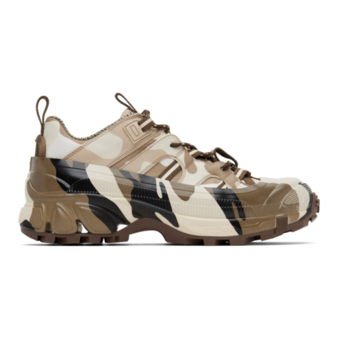 Burberry Brown Camouflage Arthur Sneakers