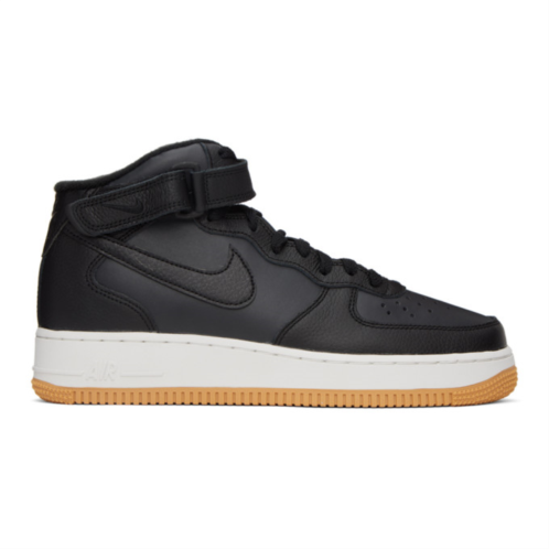 Nike Black Air Force 1 Mid 07 Sneakers