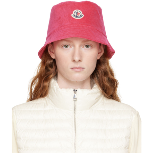 Moncler Reversible Pink Bucket Hat