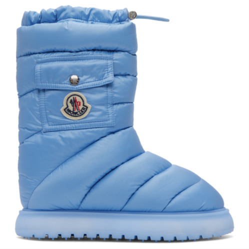 Moncler Blue Gaia Pocket Down Boots