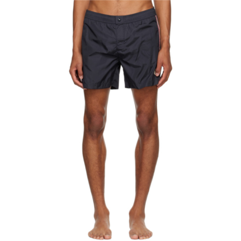 Moncler Navy Elasticized Swim Shorts