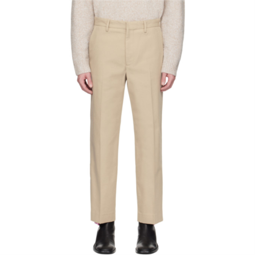 Acne Studios Beige Regular Fit Trousers