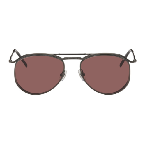 Matsuda SSENSE Exclusive Black M3122 Sunglasses
