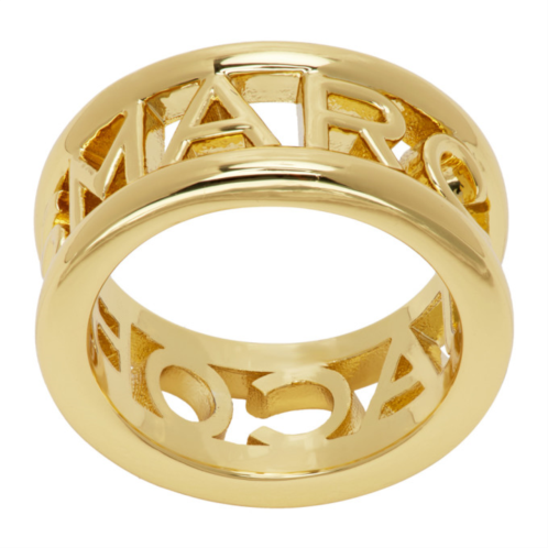 Marc Jacobs Gold The Monogram Ring