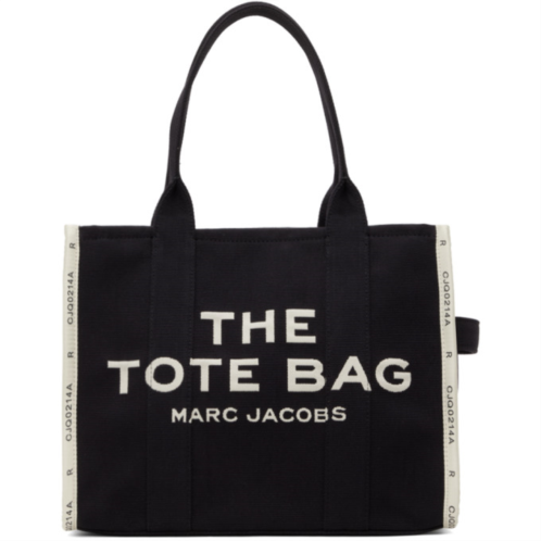 Marc Jacobs Black The Jacquard Large Tote