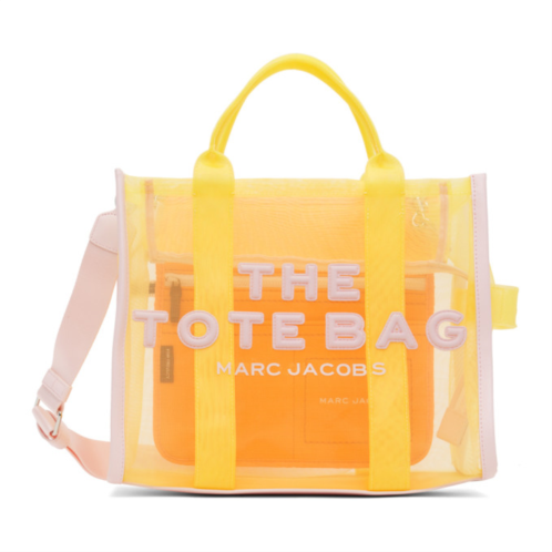 Marc Jacobs Yellow & Pink Medium The Tote Bag Tote