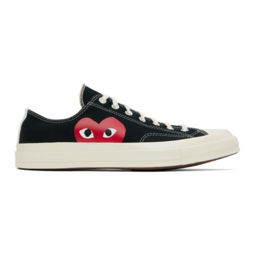 COMME des GARCONS PLAY Black & White Converse Edition PLAY Chuck 70 Low-Top Sneakers