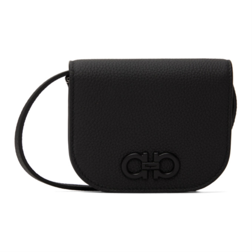 Ferragamo Black Mini Card Holder Bag