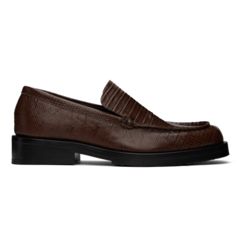 BY FAR SSENSE Exclusive Brown Rafael Loafers