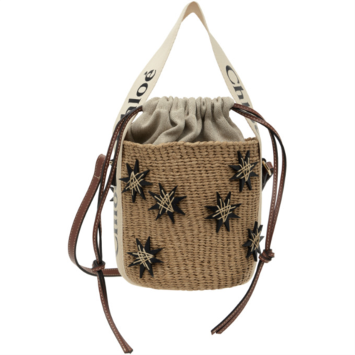 Chloe Beige Small Woody Basket Bag