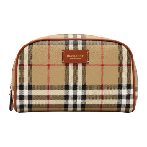 Burberry Beige Small Check Pouch