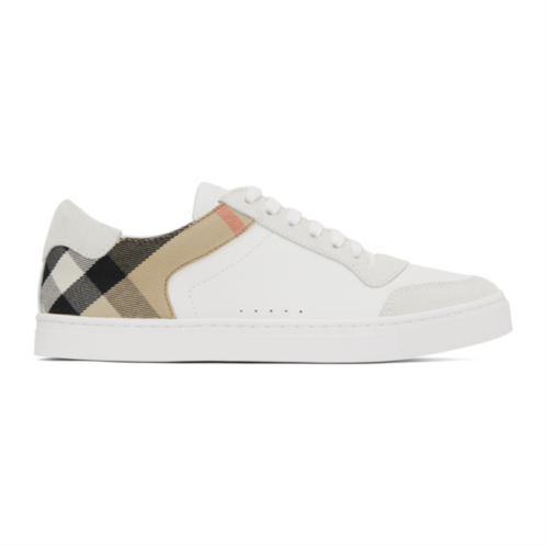 Burberry White House Check Sneakers