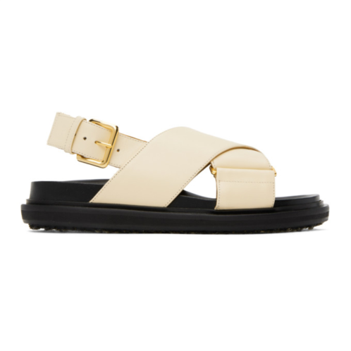 Marni Off-White Fussbett Sandals