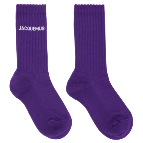 Purple Les Chaussettes Jacquemus Socks