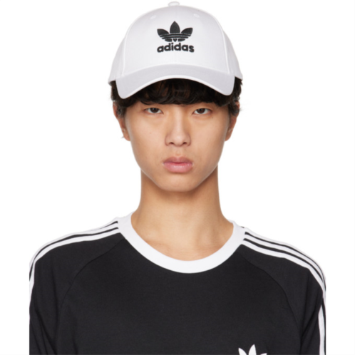 Adidas Originals White Trefoil Cap