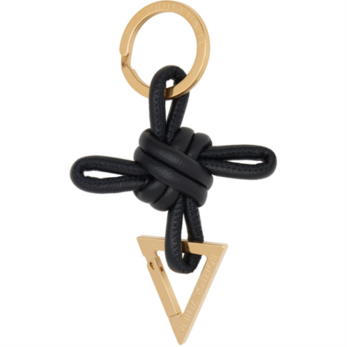 Bottega Veneta Black Triangle Keychain